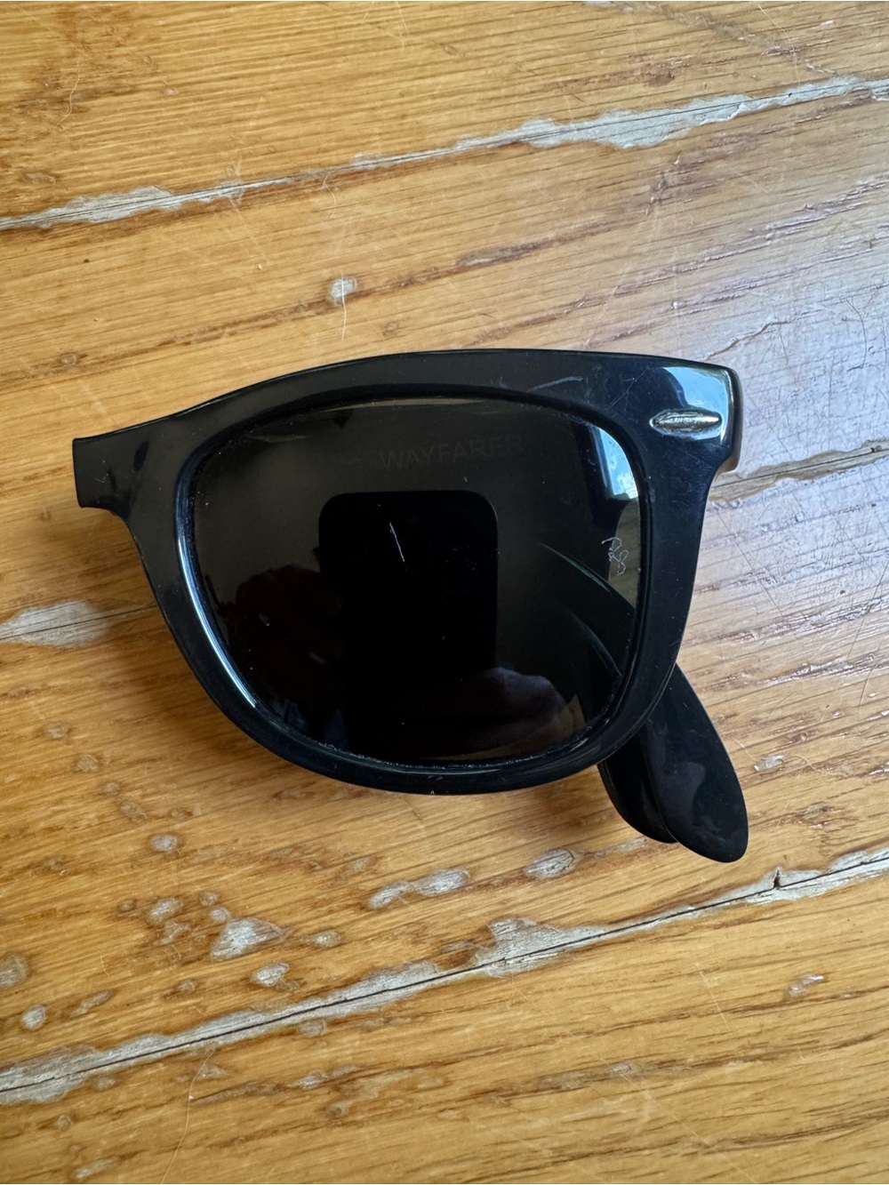 Ray-Ban Black folding wayfarers - Picture 10 of 12
